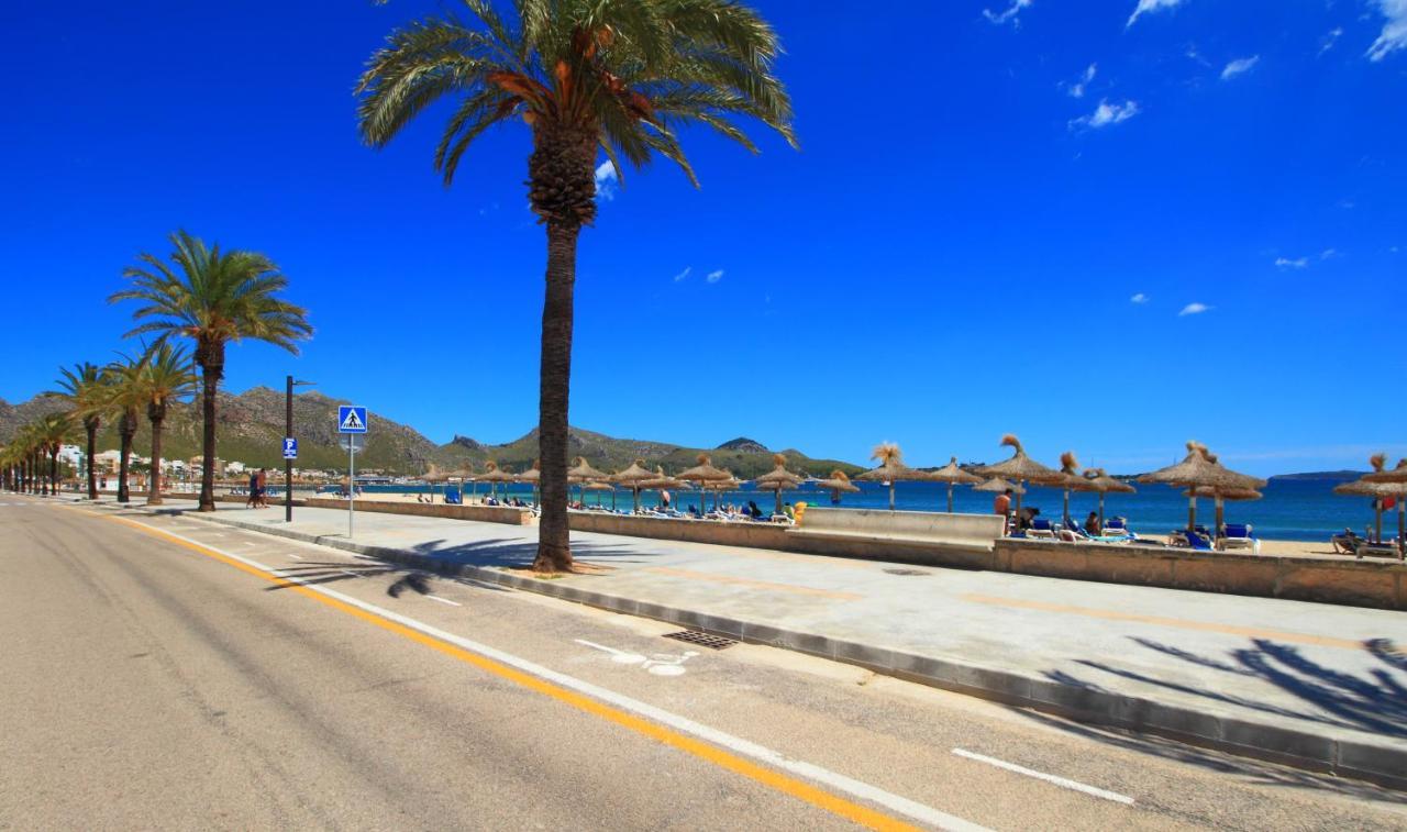 Family Seafront Apt Fantastic Seaview Pollenca Exterior photo